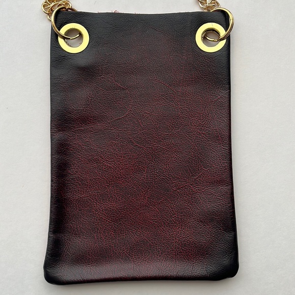 NEW Leather cell phone crossbody/pouch - Picture 4 of 9